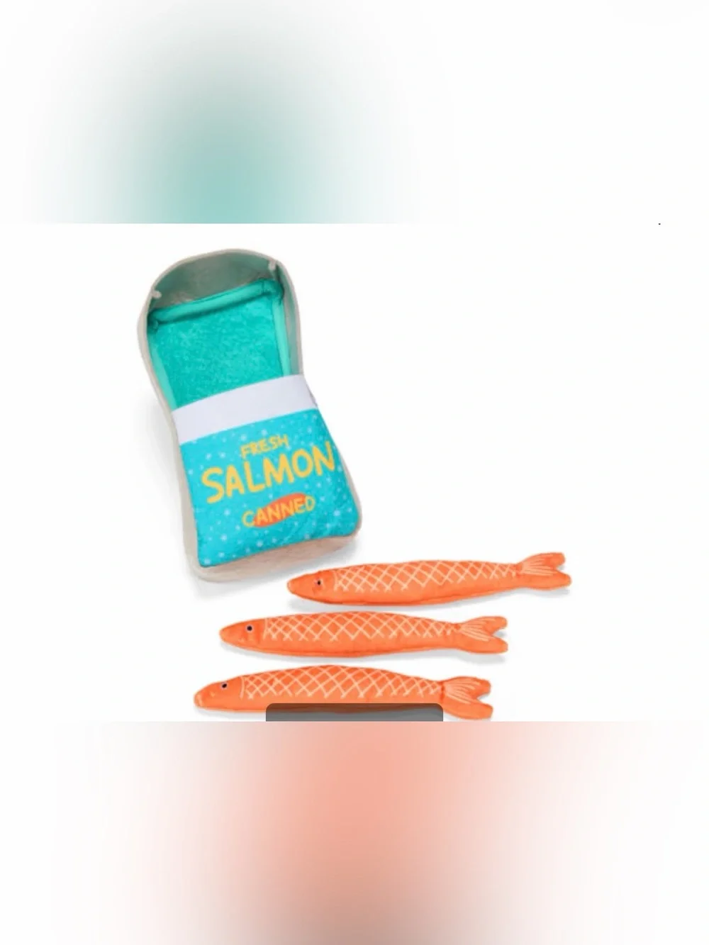 NWOT PETCO SALMON PLUSH CAT TOY